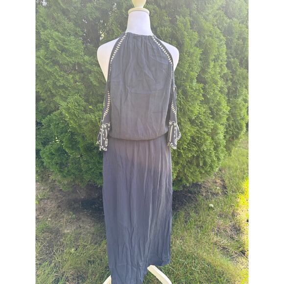 Xhilaration Navy Boho Dress Size Medium - Picture 4 of 7